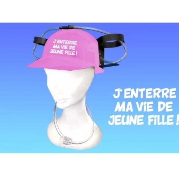 Casque Anti-Soif Enterrement de Vie de Jeune Fille