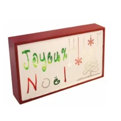 Centre de Table "Joyeux Noël" Lumineux