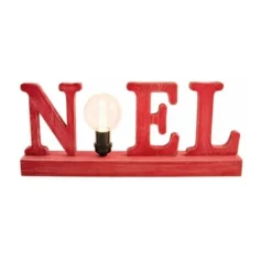 Centre de Table "Noël" avec Ampoule