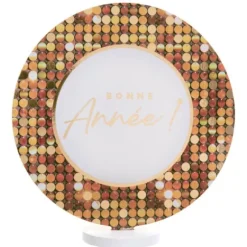 Centre de table - Nouvel An - 21 cm - Collection Bonne Année Disco
