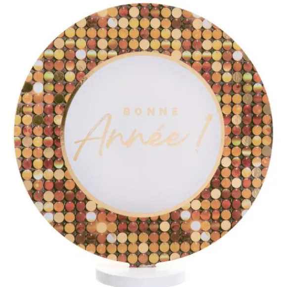 Centre de table - Nouvel An - 21 cm - Collection Bonne Année Disco