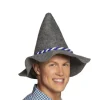 Chapeau bavarois adulte avec cordelette bleue et blanche