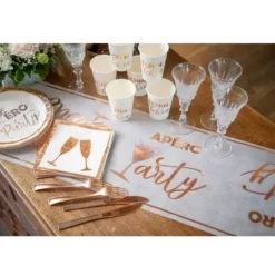 Chemin de table - Apéro Party Rose Gold - 5 m