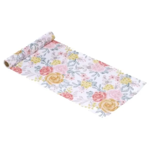Chemin de table en tarlatane - Smooth Flowers - 28 cm x 3 m - Collection Goûter Vitaminé