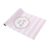 Chemin de table en tissu - 5 m - Collection Petite Merveille & Petit Trésor - Modèle au choix