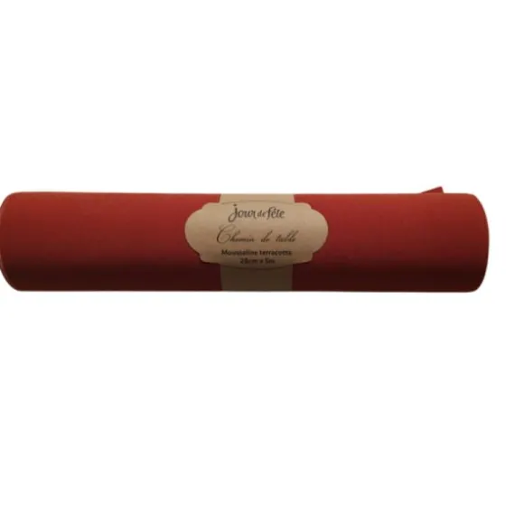 Chemin de table Fourrure - 28 cm x 3 m - Couleur Blanc