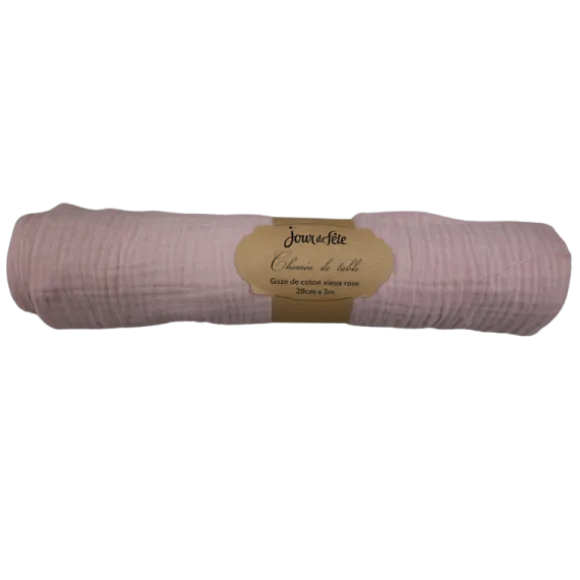 Chemin de table Fourrure - 28 cm x 3 m - Couleur Blanc