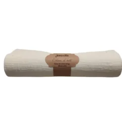 Chemin de table Fourrure - 28 cm x 3 m - Couleur Blanc