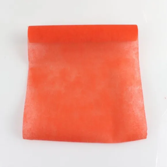 Chemin de Table Intissé Orange - 30cm x 10m