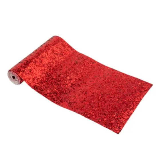 Chemin de table pailleté - 15 cm x 1,40 m - Couleur au choix