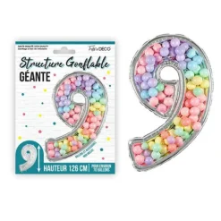 50 clips transparents pour ballons