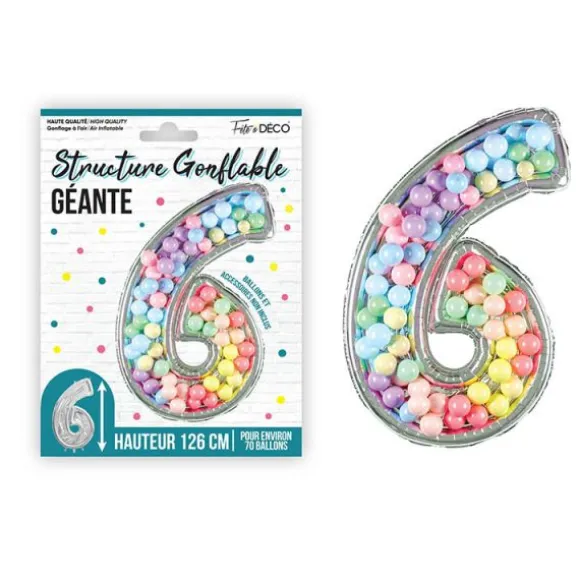 50 clips transparents pour ballons