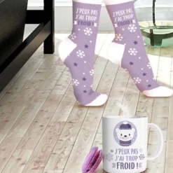 Coffret Cadeau Mug et Chaussettes - Ourson