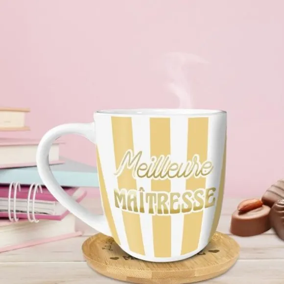 Coffret Tasse à Café - Maîtresse - Collection Merci pour cette année