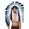 Coiffe de Chef Indien "Loup des Neiges"