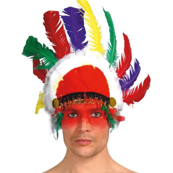 Coiffe d'Indien Multicolore Sitting Bull