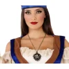 Collier avec médaillon de pirate
