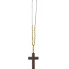 Collier chapelet et croix