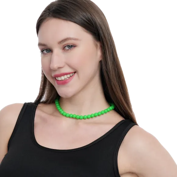 Collier de perles fluo - Couleur au choix