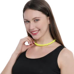 Collier de perles fluo - Couleur au choix