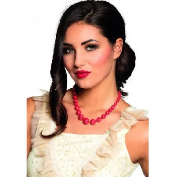 Collier de Perles Rouges - Charleston