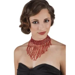 Collier en forme de croix dorée