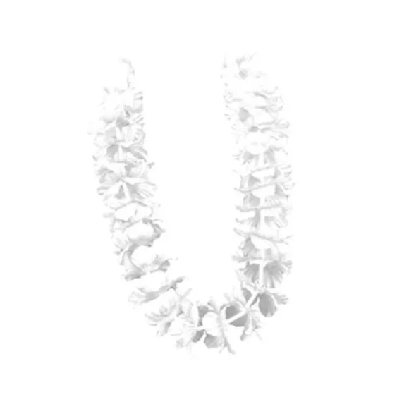 Collier Hawaïen Ohana Blanc