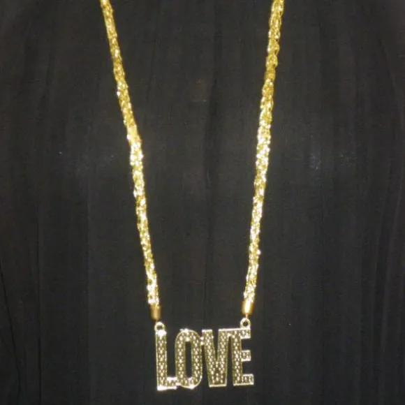 Collier Hippie Love Imitation or