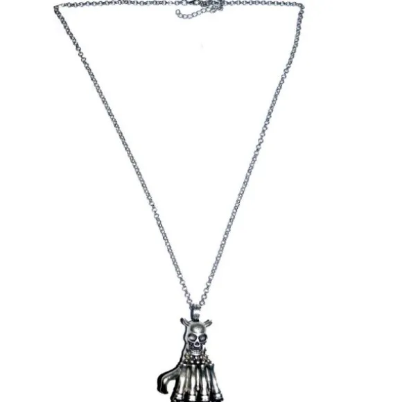 Collier Main de Squelette - Argent
