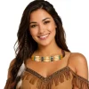 Collier ras de cou d'Indienne