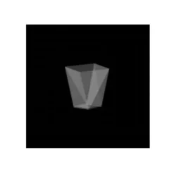 25 Coupelles à Verrine Diamant - Transparent