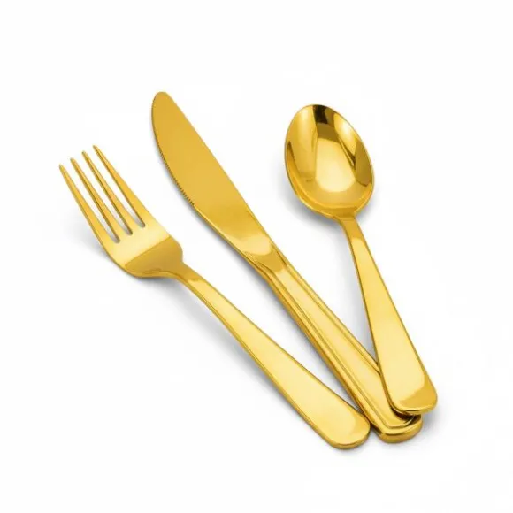 10 couteaux de luxe réutilisables en plastique - 20 cm - Couleur au choix
