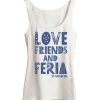 Débardeur "Love Friends and Feria" pour femme - Féria - Taille unique