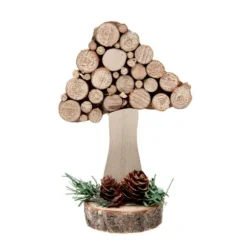 Décoration Automne - Champignon sur socle