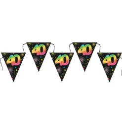 6 décorations pailletées en bois à parsemer pour anniversaire - Argent - Âge au choix