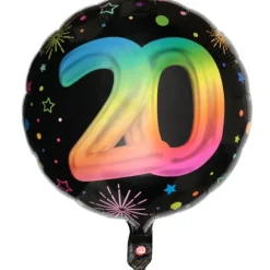 6 décorations pailletées en bois à parsemer pour anniversaire - Argent - Âge au choix