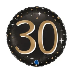 6 décorations pailletées en bois à parsemer pour anniversaire - Argent - Âge au choix