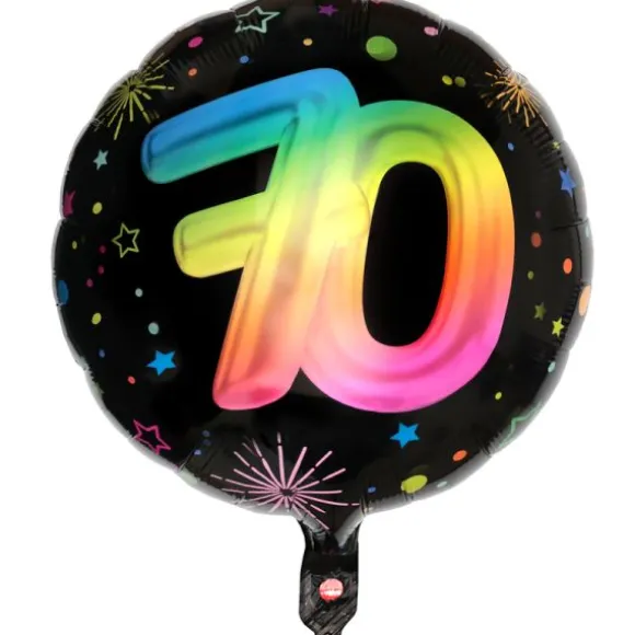 6 décorations pailletées en bois à parsemer pour anniversaire - Argent - Âge au choix