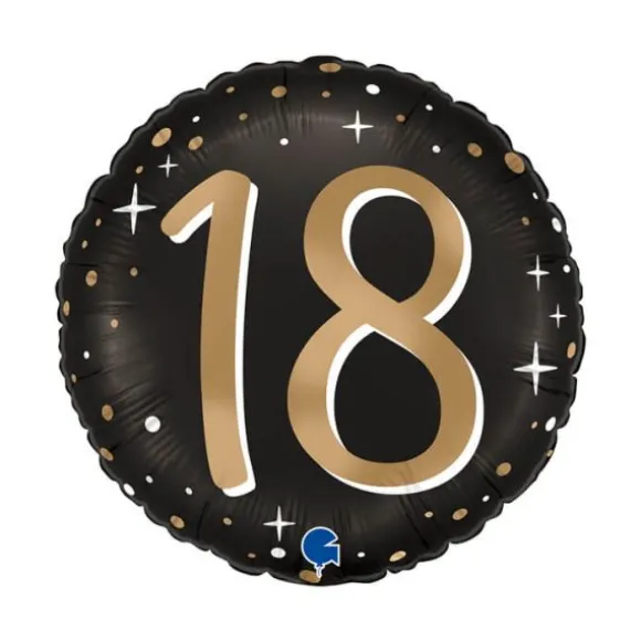 6 décorations pailletées en bois à parsemer pour anniversaire - Argent - Âge au choix