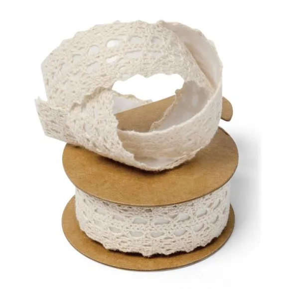 Dentelle Adhésive 2.5 cm x 2 m Ivoire