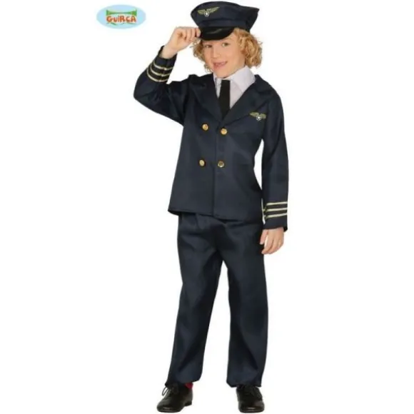 Déguisement de Pilote de Ligne pour garçon - Taille au choix