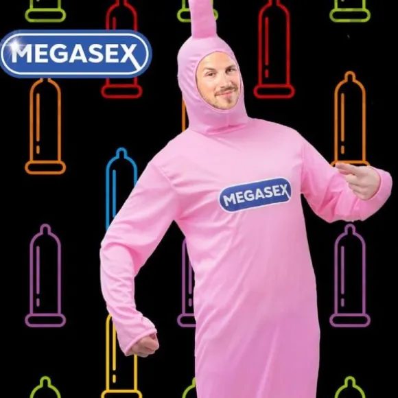Déguisement de Préservatif "Megasex" pour adulte - Taille unique