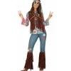 Déguisement d'Hippie Jeans pour femme - Taille au choix