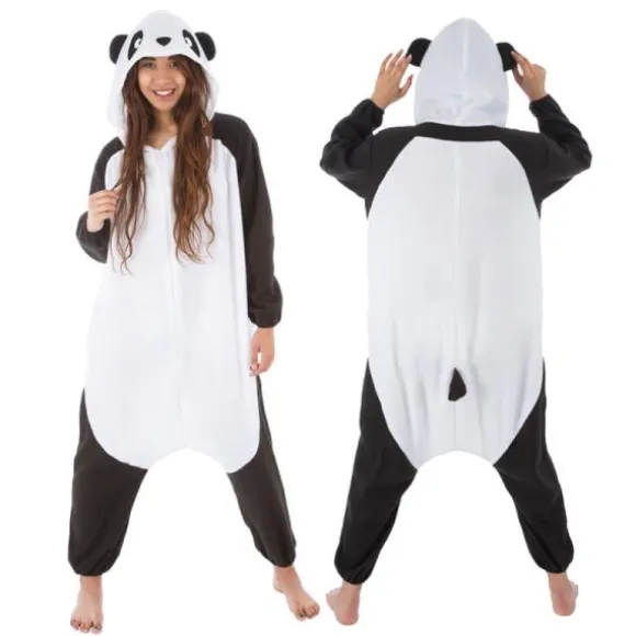 Déguisement Kigurumi Panda en peluche pour Adulte