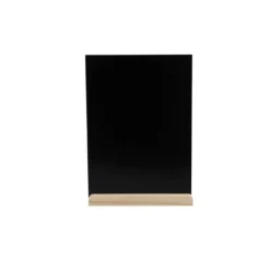 Grande Ardoise double face sur socle en bois