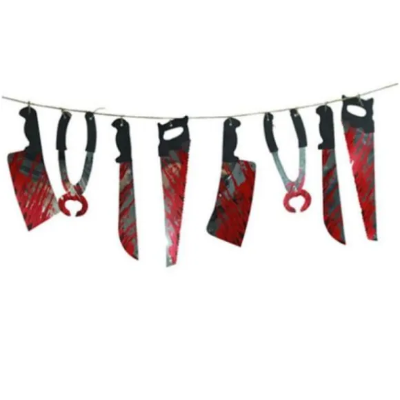 Guirlande d'armes sanglantes - 35 x 188 cm