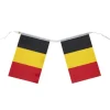 Guirlande de drapeaux de la Belgique - 5 m