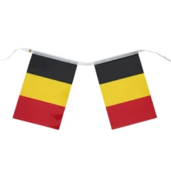 Guirlande de drapeaux de la Belgique - 5 m