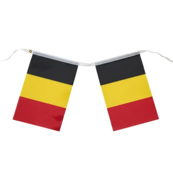 Guirlande de drapeaux de la Belgique - 10 m