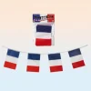 Guirlande de Drapeaux Tricolores France - 3m